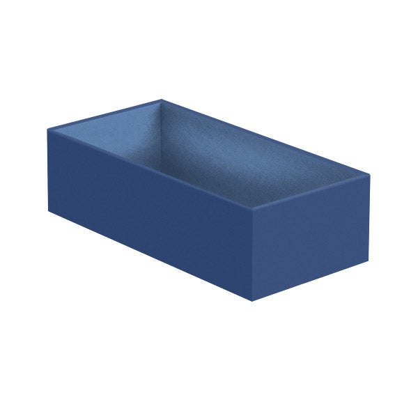 Narrow Open Drawer Organizer Indigo